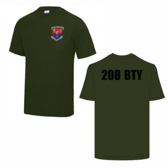 103 Regiment RA - 208 Bty Performance Teeshirt